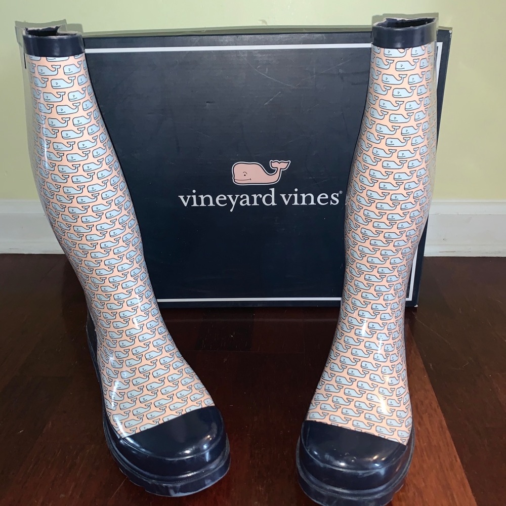 VINEYARD VINES RAINBOOTS SIZE 10